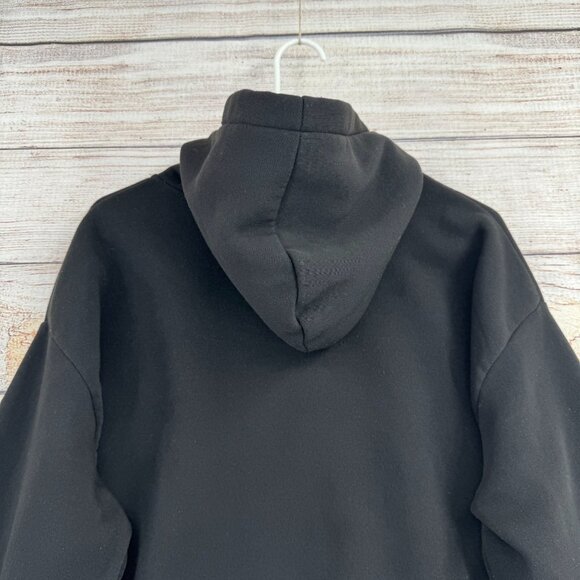 Crooks & Castles Black on Black Logo Hoodie Sweatshirt Men's Medium Black - Picture 4 of 12